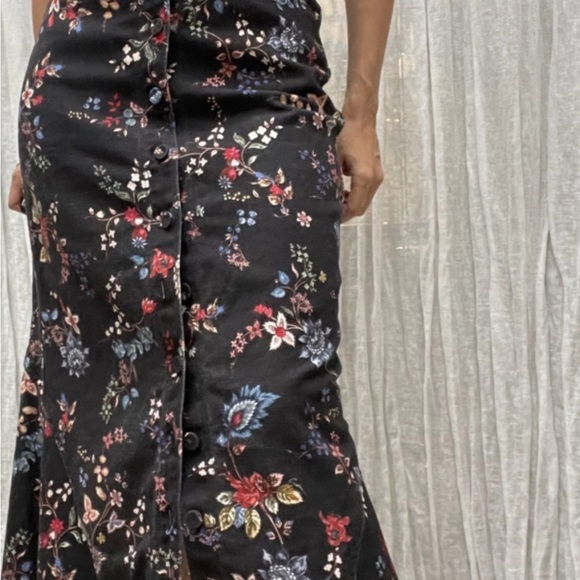 Erdem Victorine denim black floral skirt - Picture 12 of 15